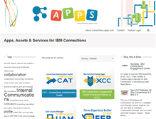 Tablet Screenshot of connections-apps.com
